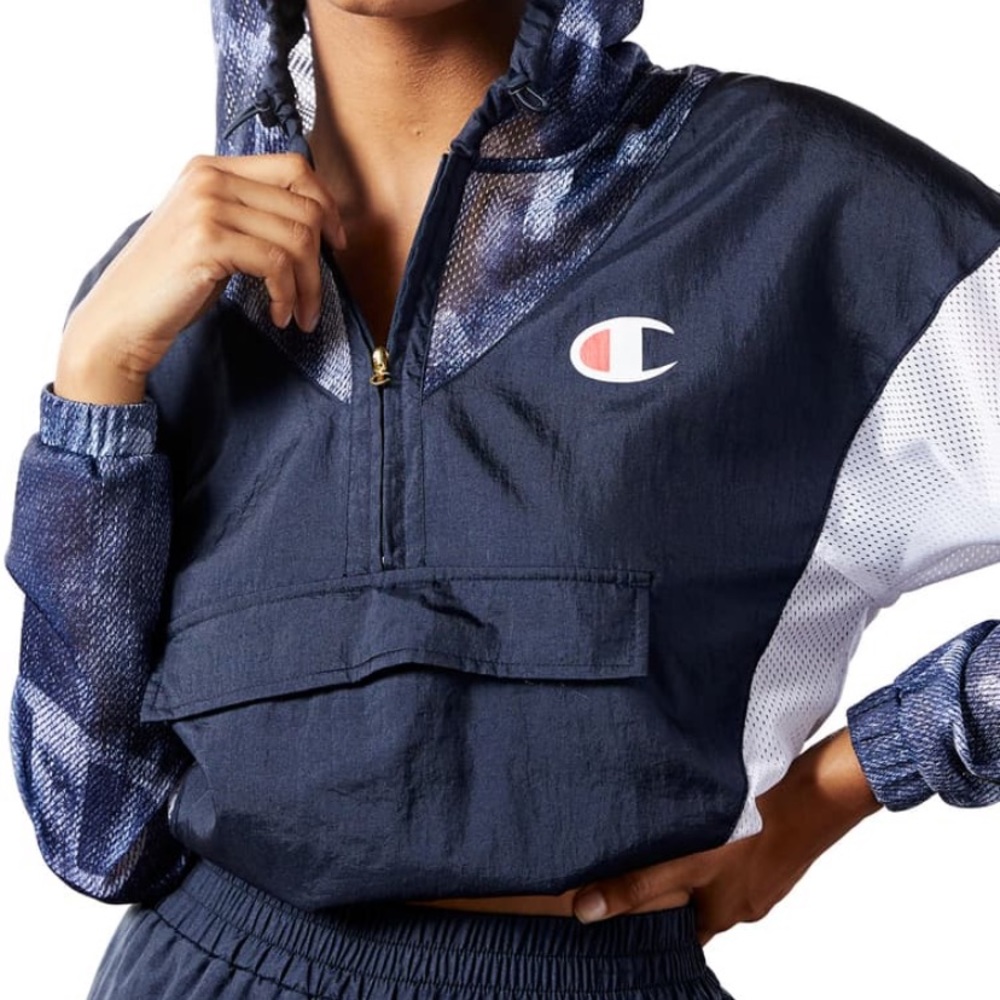Champion Womens Nylon Warm Up Jacket